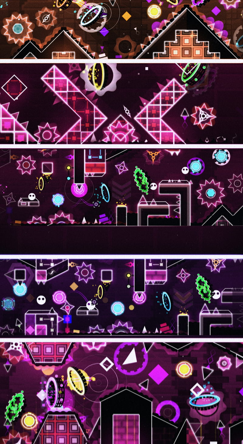 10 Geometry Dash HD Wallpapers and Backgrounds