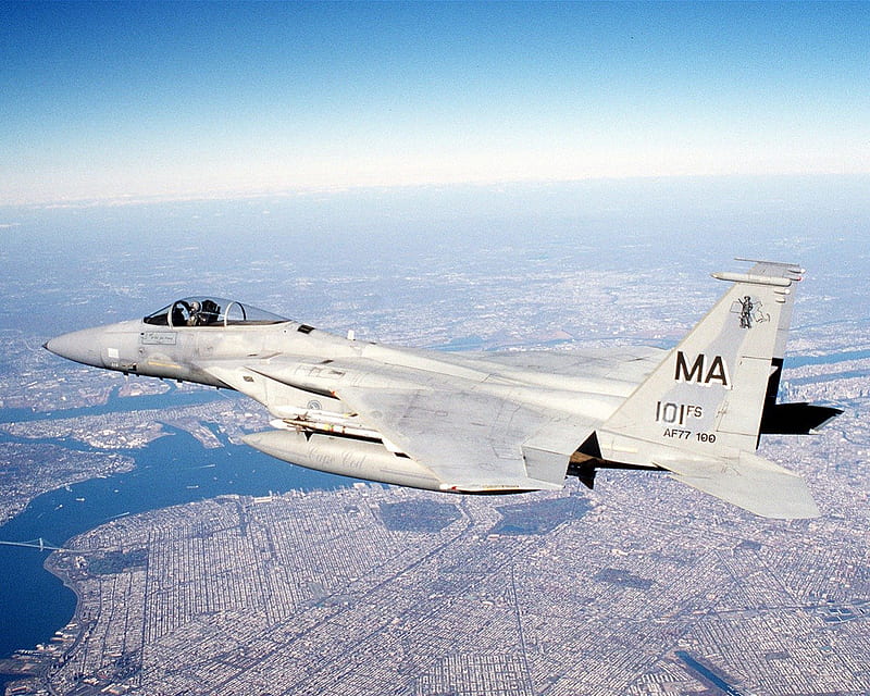 F 15 On September 11 2001, f15, september 11, 911, 101st fighter squadron, september 11 2001, eagle, f15 911, HD wallpaper
