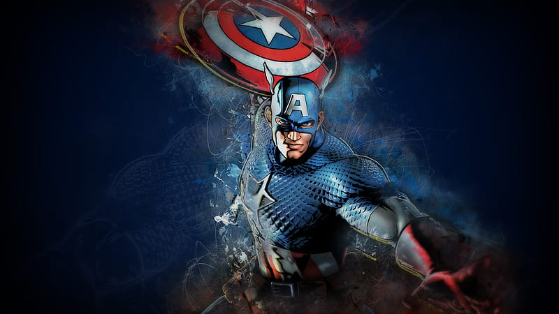 Captain America Artwork , captain-america, superheroes, artwork, artist, digital-art, HD wallpaper