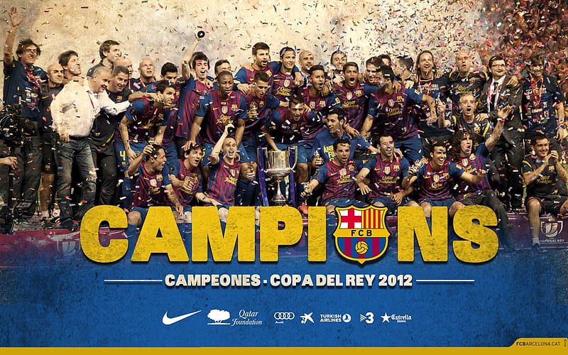 CHAMPIONS SPANISH CUP 2012-FC Barcelona Club, HD wallpaper