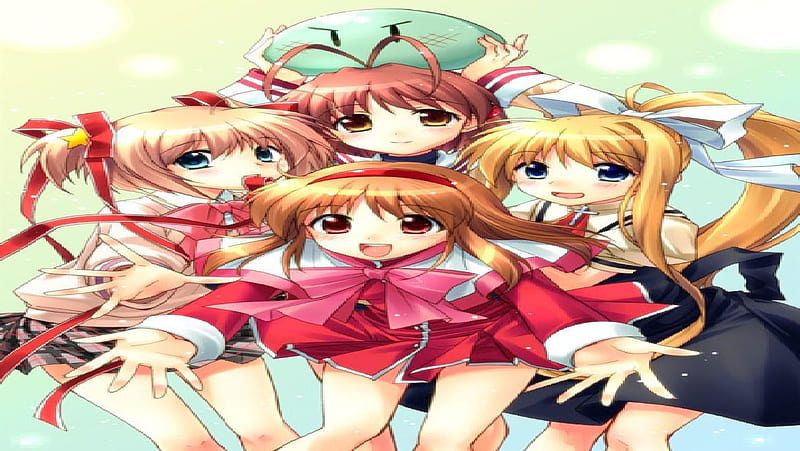 Happy Bunch, kanon, anime, air, crossovers, dango, clannad, HD ...