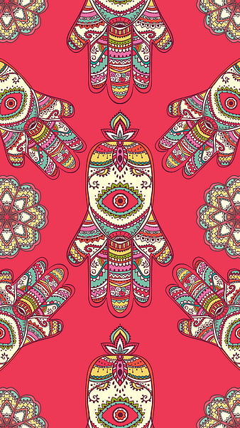 Ornament Card Hamsa. Vector & Photo (Free Trial) | Bigstock