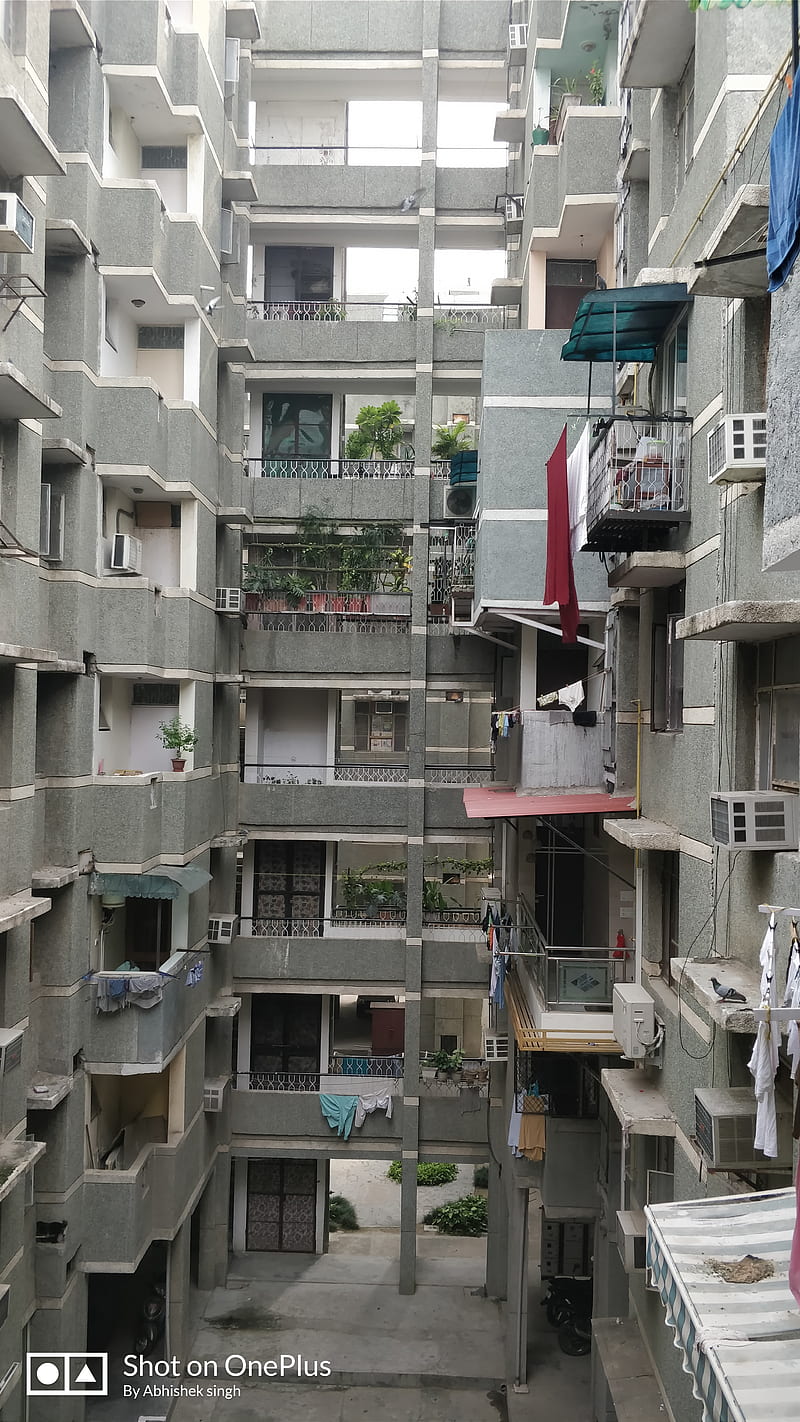 Apartment, building, delhi, HD phone wallpaper