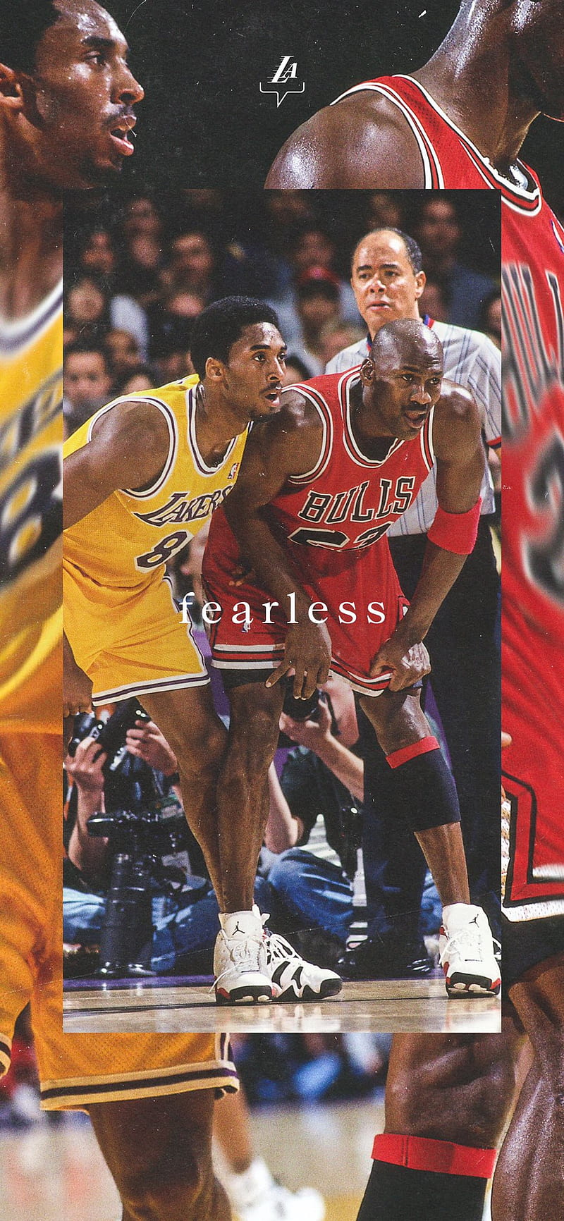 Kobe and Jordan, basketball, chicago bulls, fearless, kobe bryant