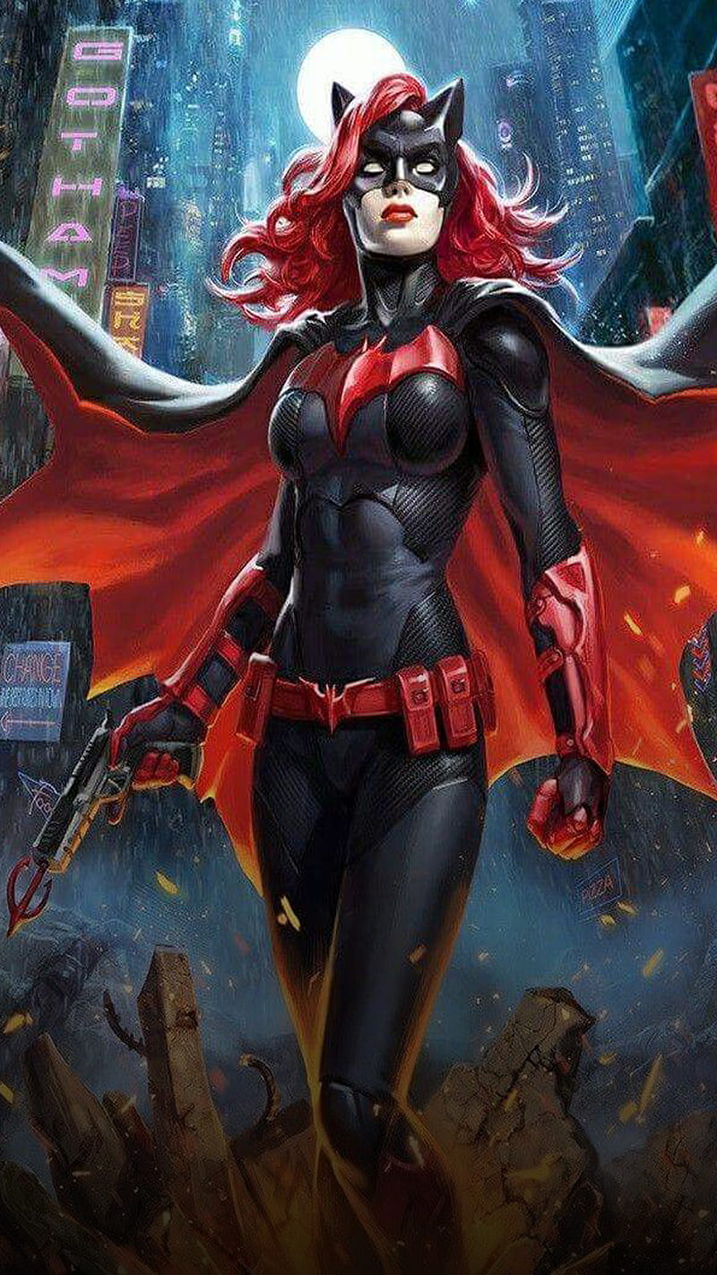 Batwoman, batman, comics, dc, liga de la justicia, real, HD phone wallpaper