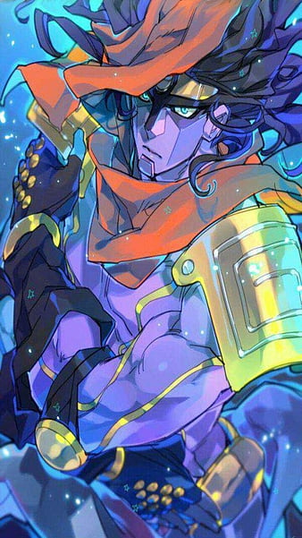 JJBA Jotaro Kujo and Star Platinum Phone Wallpaper by DalekWhoYT