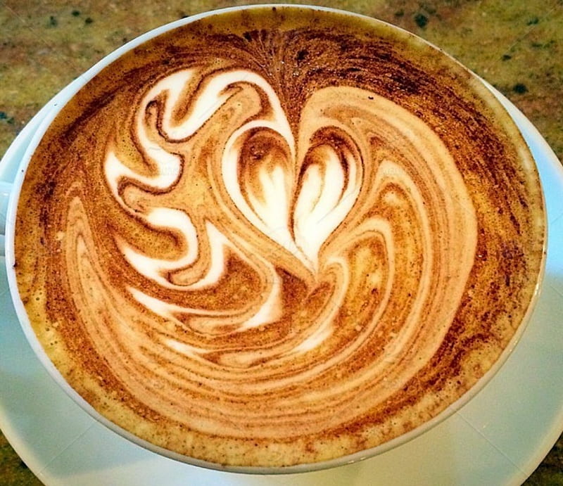 Latte Art, Latte, Coffee, Cream, graphy, Art, HD wallpaper