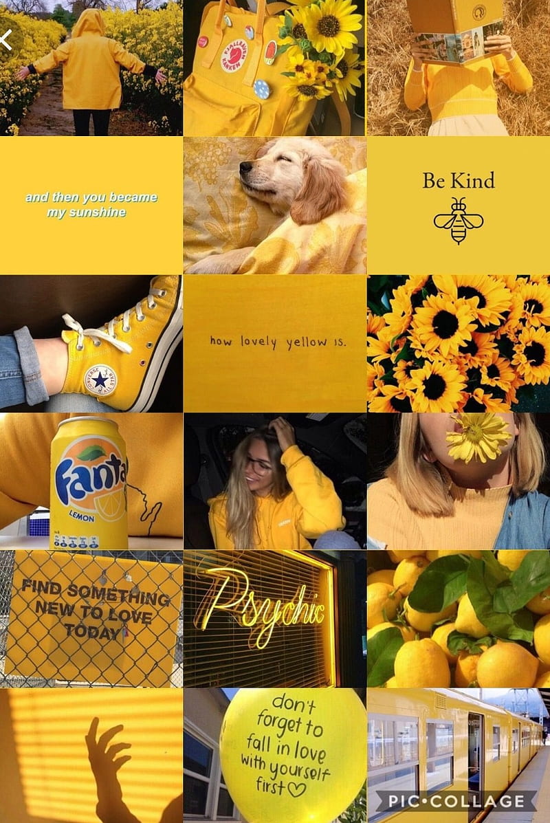 Yellow aesthetic 2, yellow aesthetic, pretty, HD phone wallpaper