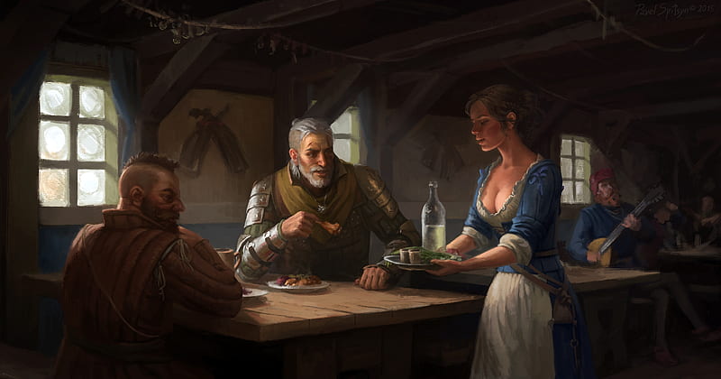 The Witcher, The Witcher 3: Wild Hunt, Geralt of Rivia, Zoltan Chivay, HD wallpaper