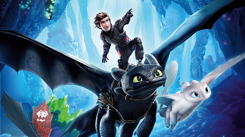 How To Train Your Dragon The Hidden World , how-to-train-your-dragon-the-hidden-world, how-to-train-your-dragon-3, how-to-train-your-dragon, movies, 2019-movies, animated-movies, artwork, night-fury, HD wallpaper