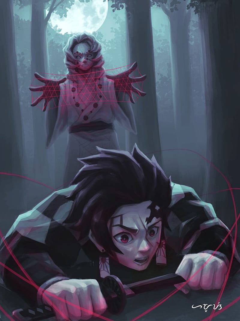 Rui, demon slayer, kimetsu no yaiba, kizuki, oni, HD phone