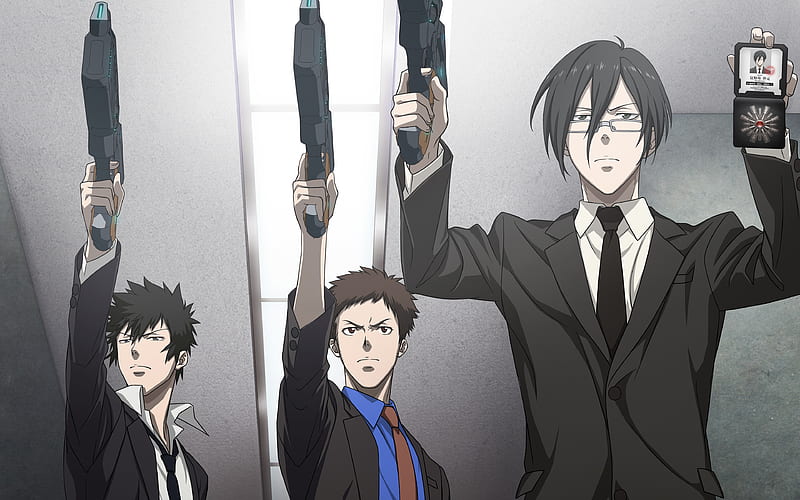 Psycho Pass Shinya Kogami Japanese Anime Tomokazu Seki Takahiro Sakurai Kenji Nujima Hd Wallpaper Peakpx