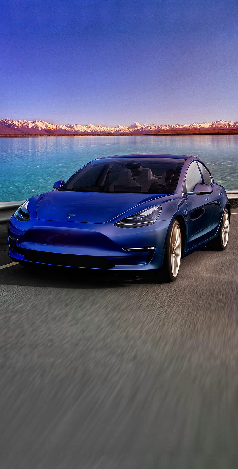Tesla Model 3, bonito, blue, electric, fast, model 3, performance, purple,  supercar, HD phone wallpaper | Peakpx
