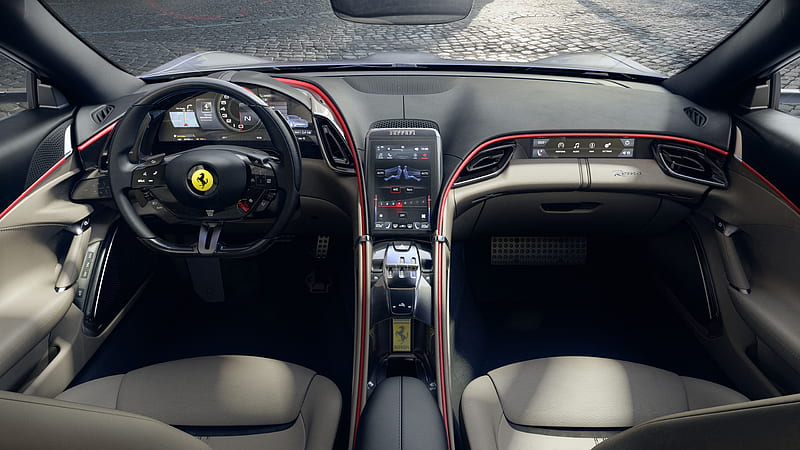 Ferrari Roma F169, 2020 cars, luxury cars, HD wallpaper