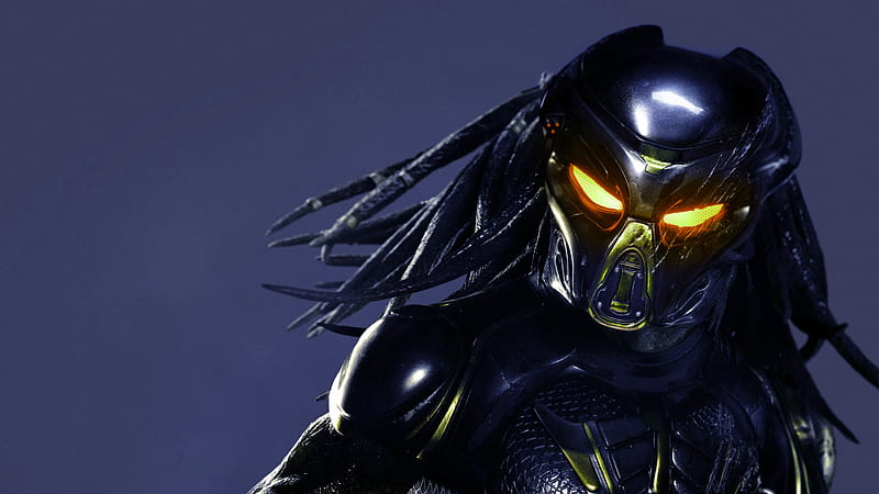 Predator, movie, alien, eyes, black, orange, warrior, angry, blue, HD  wallpaper | Peakpx