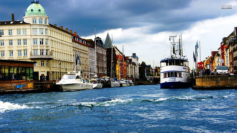 Copenhagen, Denmark, architecture, cityscapes, copenhagen, denmark, HD wallpaper