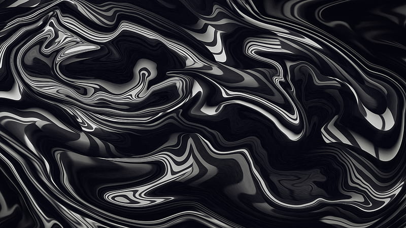 Black Color Liquid, HD wallpaper