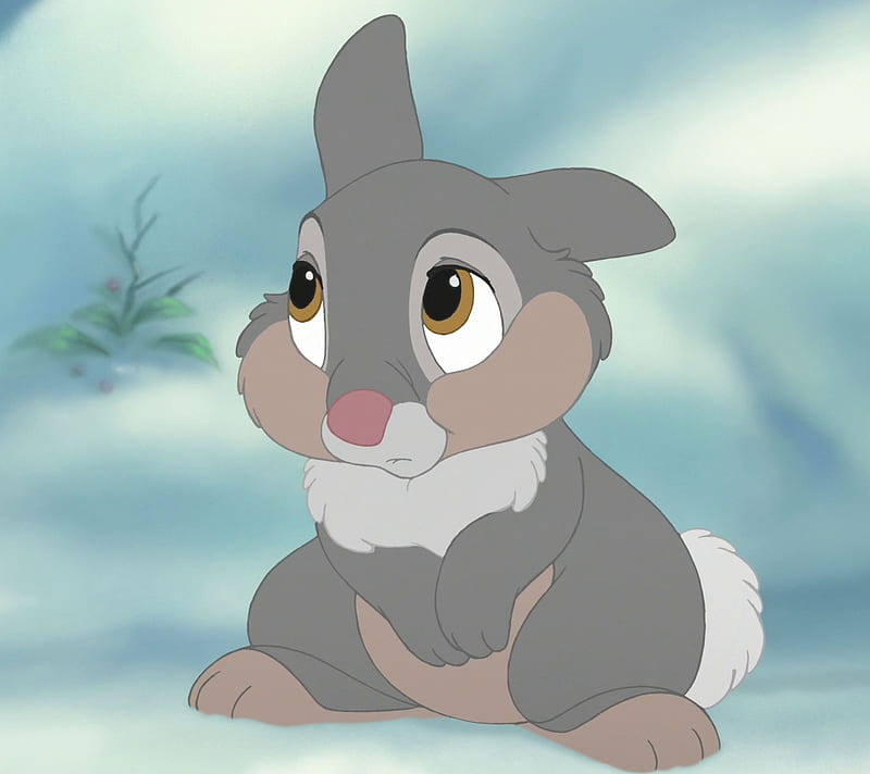 Thumper 4, bunny, cartoon, drawn, rabbit, thumper, HD wallpaper