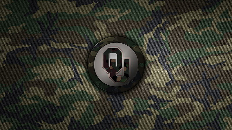 Oklahoma Sooners in Camouflage, cano, sooners, camouflage, oklahoma, ou, HD wallpaper