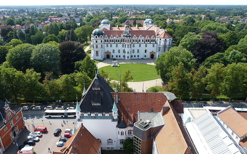 Castle, Celle, Lower Saxony, Germany, castle, Lower Saxony, town, HD wallpaper