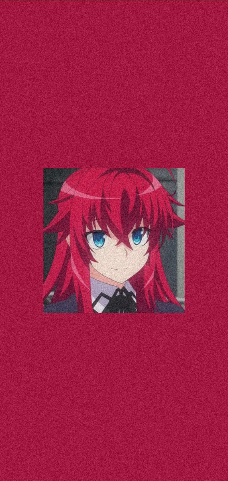 Rias Gremory, aesthetic, anime, bonito, cute, girl, high school dxd, red, HD phone wallpaper