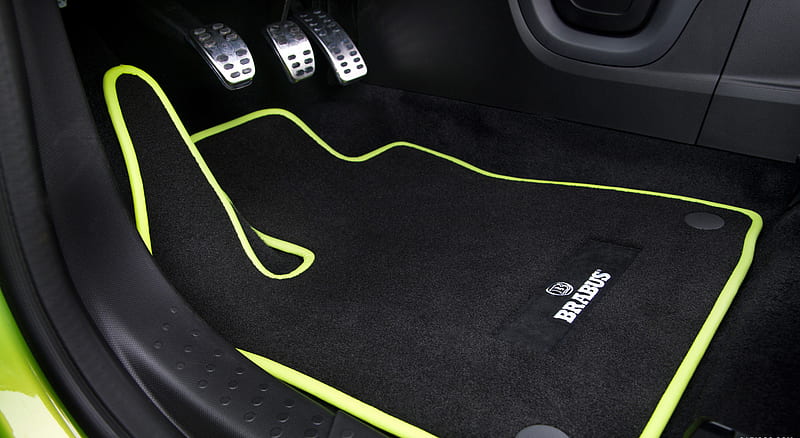 2015 Smart ForTwo BRABUS Tailor Made - Floor Mat - Interior Detail , car, HD wallpaper