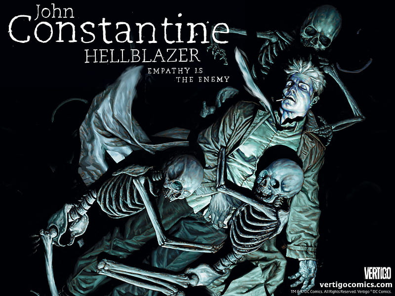 Hellblazer, comic, fantasy, constantine, horror, HD wallpaper