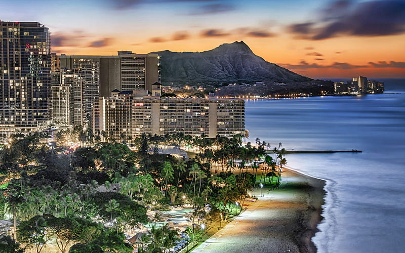 Honolulu cityscape, HD wallpaper | Peakpx