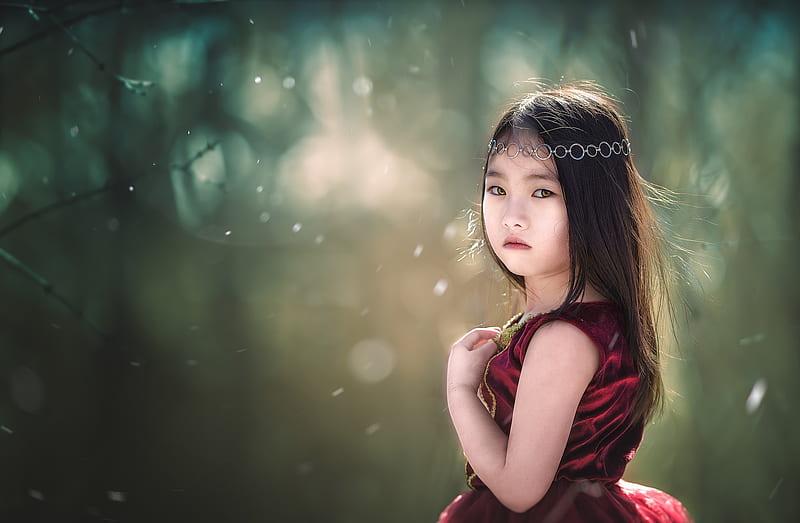 Little Girl, Girl, Portrait, Pose, Children, HD wallpaper | Peakpx