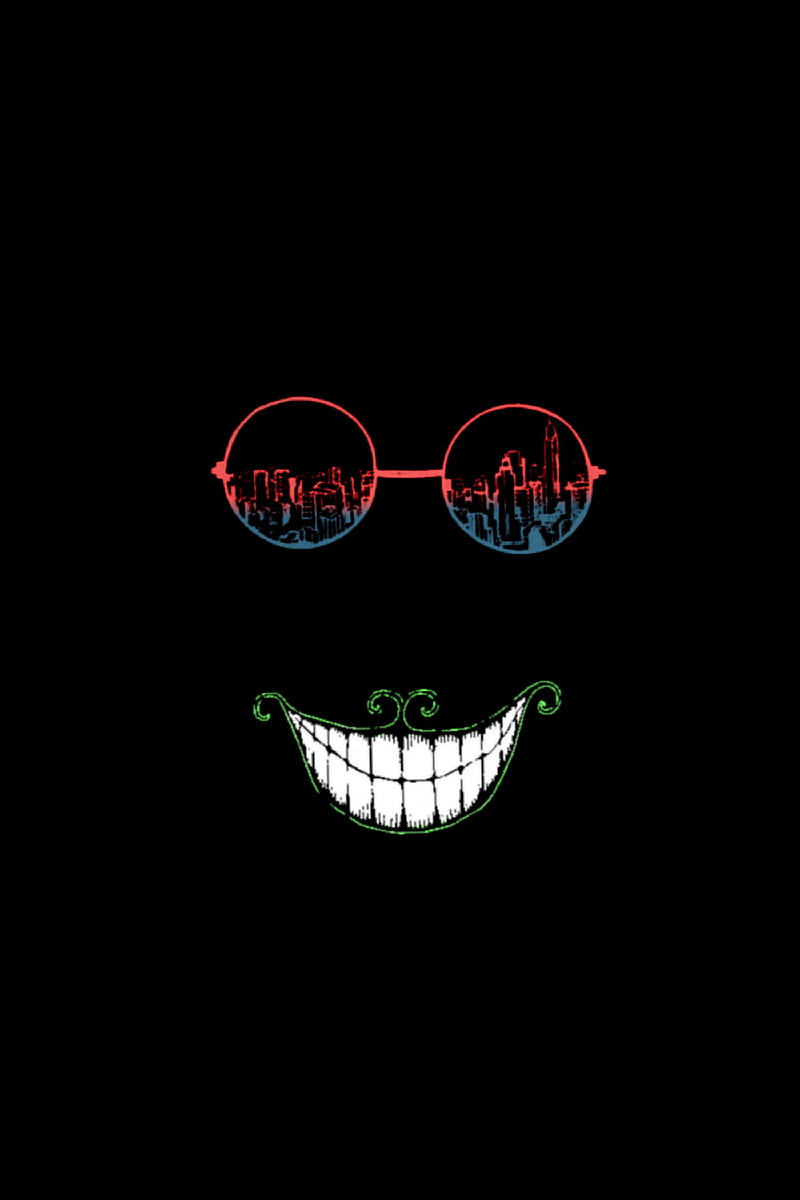 Crazy Smile, black, blue, cool, galaxy, glasses, hipster, pew, snoop dogg, ultra, HD phone wallpaper