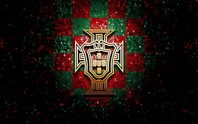 Portugal Football, national team, badge, soccer, cr7, logo, euro 2020, uefa, crest, HD wallpaper