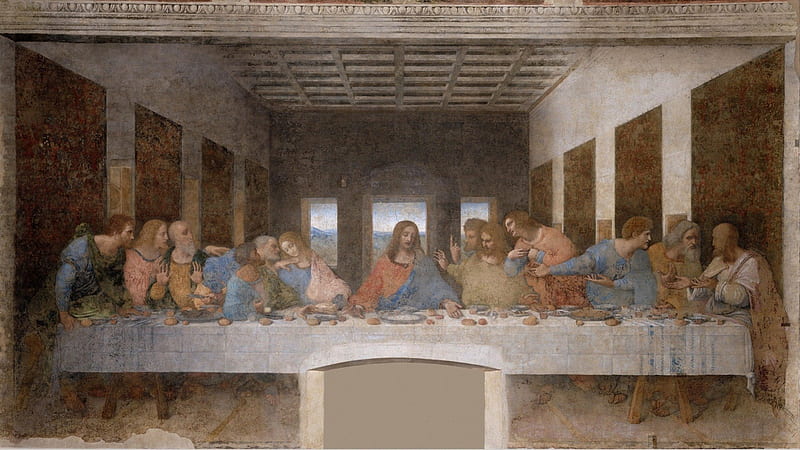Last Supper, jesus, vinci, Last, da, supper, HD wallpaper