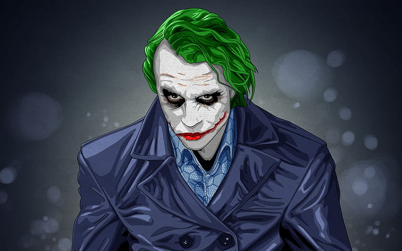 Joker, anti-hero, fan art, superheroes, antagonist, HD wallpaper