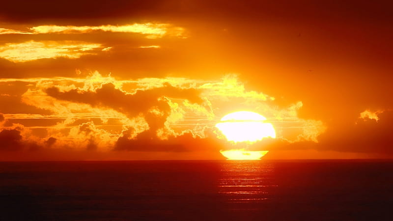 Beautiful golden sunset on the sea 80, sun, 1920x1080, brown, yellow, sunset, bonito, clouds sea, nice, gold, splendor, mirror, sunrise, amazing, , horizon, ocean, golden, maroon, oceanscape, sky, cool, water, awesome, sunshine, seascape, reflections, landscape, HD wallpaper