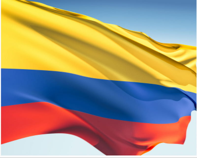 Colombia, flag, pais, fantastico, HD wallpaper