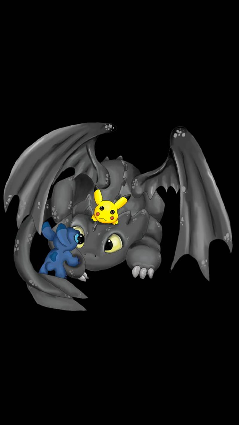 Stitch And Toothless And Pikachu | vlr.eng.br