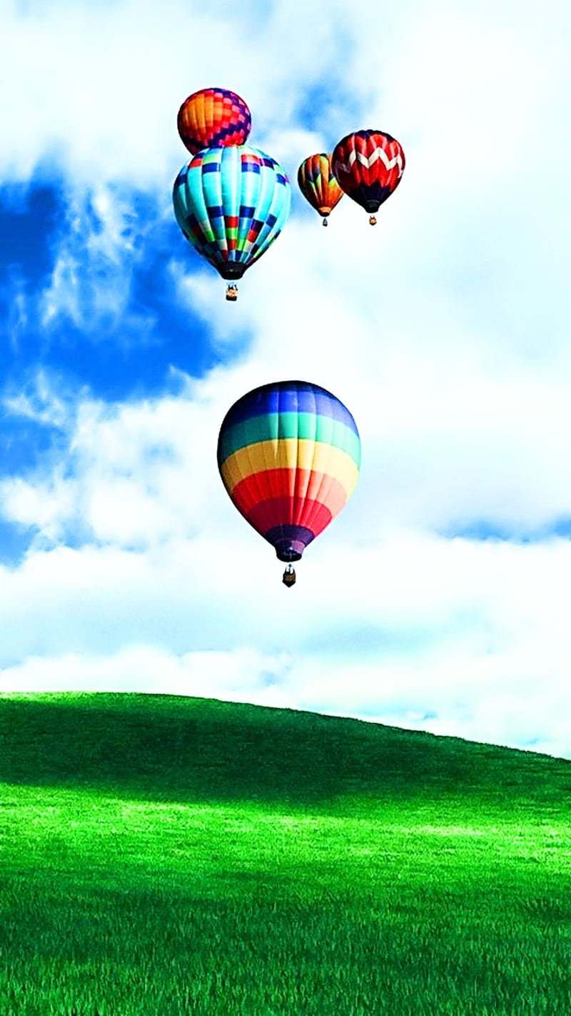 Air ballon fly, balloons, good, evening, HD mobile wallpaper | Peakpx