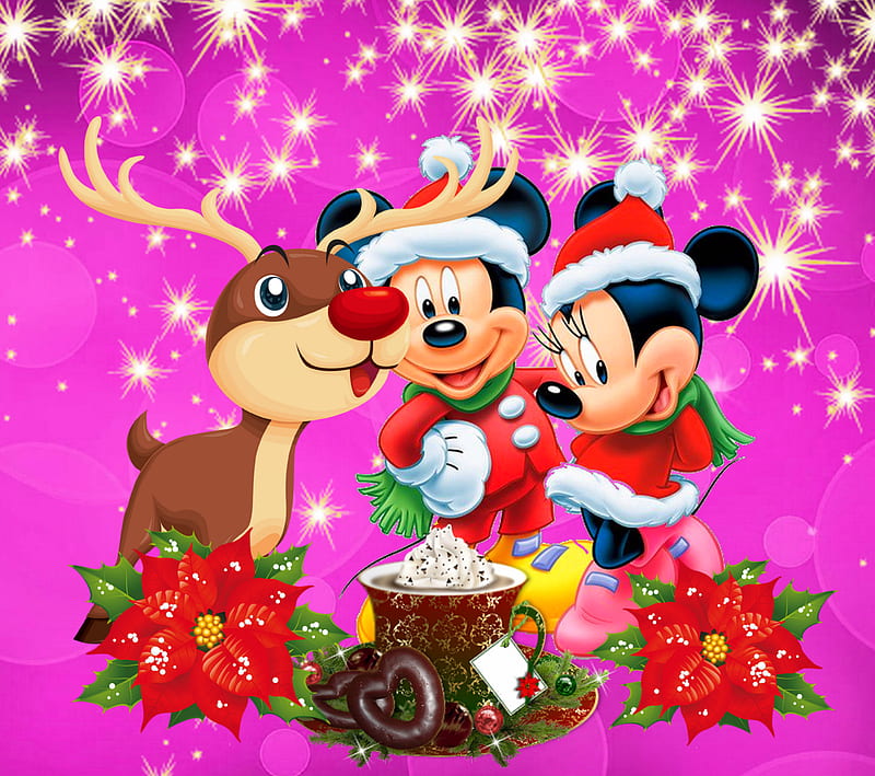 1440x1280px dibujos animados disney feliz navidad minnie mouse navidad  Fondo de pantalla HD  Peakpx