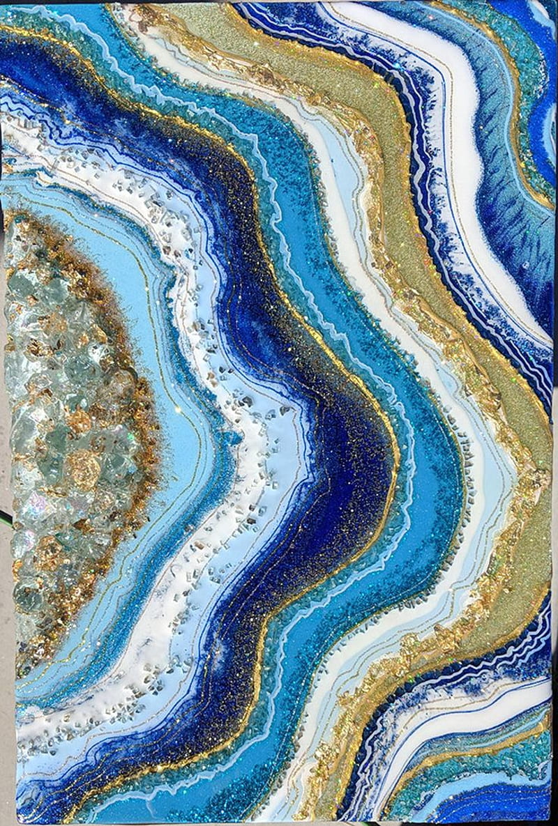 Geode Agate Mediterranean Wall Art. Etsy wall art, Geode art, Wall art, HD phone wallpaper