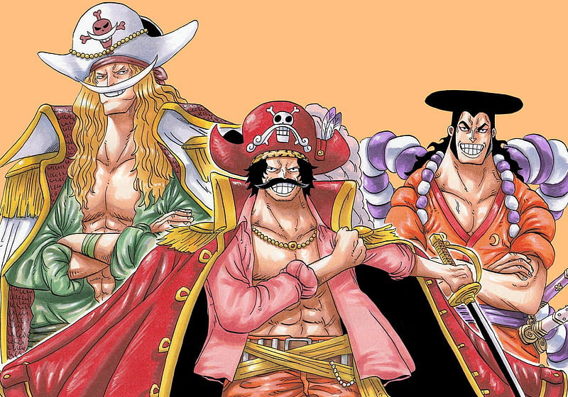 One Piece, Edward Newgate , Gol D. Roger , Kozuki Oden, HD wallpaper