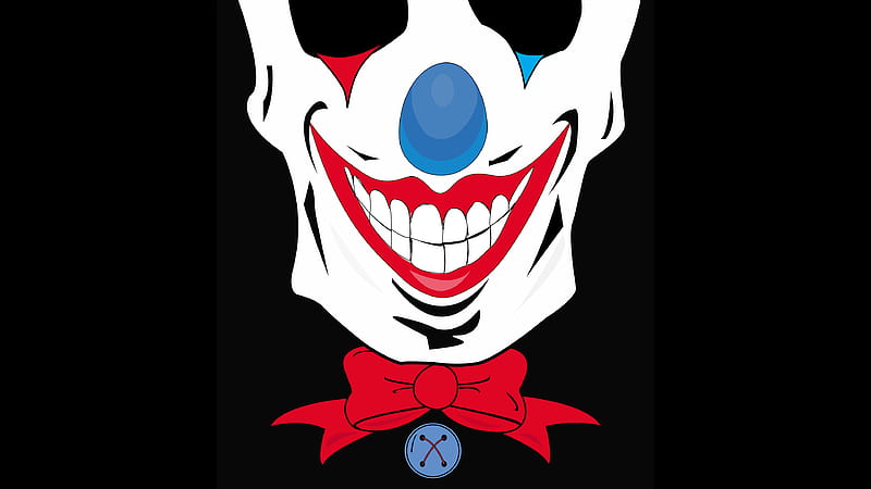 Joker Minimalist Dark, joker, minimalist, minimalism, dark, oled, black, HD wallpaper