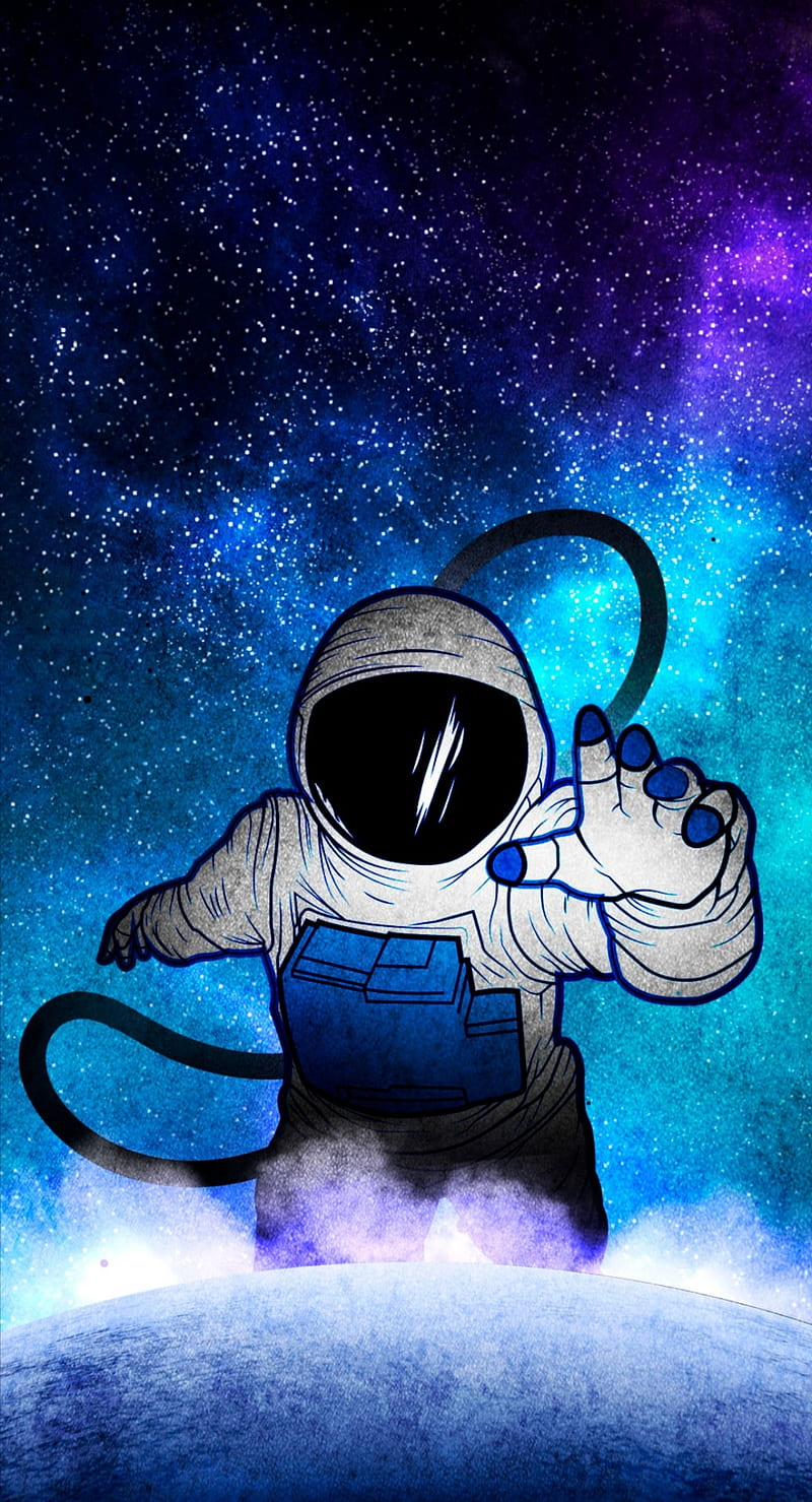 astronaut , space, background, HD phone wallpaper