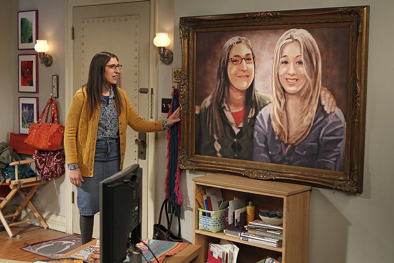 Tv Show, Kaley Cuoco, Penny (The Big Bang Theory), The Big Bang Theory, Amy Farrah Fowler, Mayim Bialik, HD wallpaper