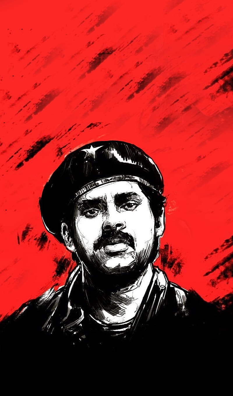 Pawan Kalyan Red, black, dark papk, pavan, pavan kalyan, pawan kalyan, red, HD phone wallpaper
