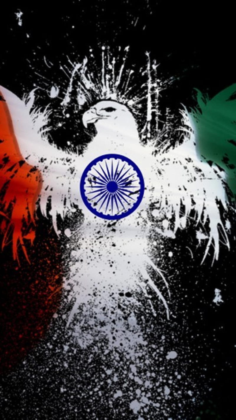 Indian Flag, love, tri color, HD phone wallpaper