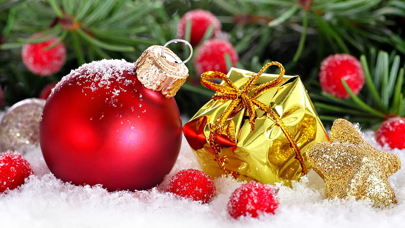 Christmas Decoration, merry christmas, balls, christmas, christmas ...