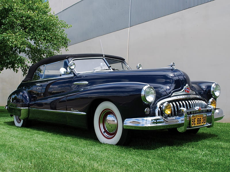 1948-Buick Roadmaster Convertible, buick, roadmaster, covertible, car, HD wallpaper