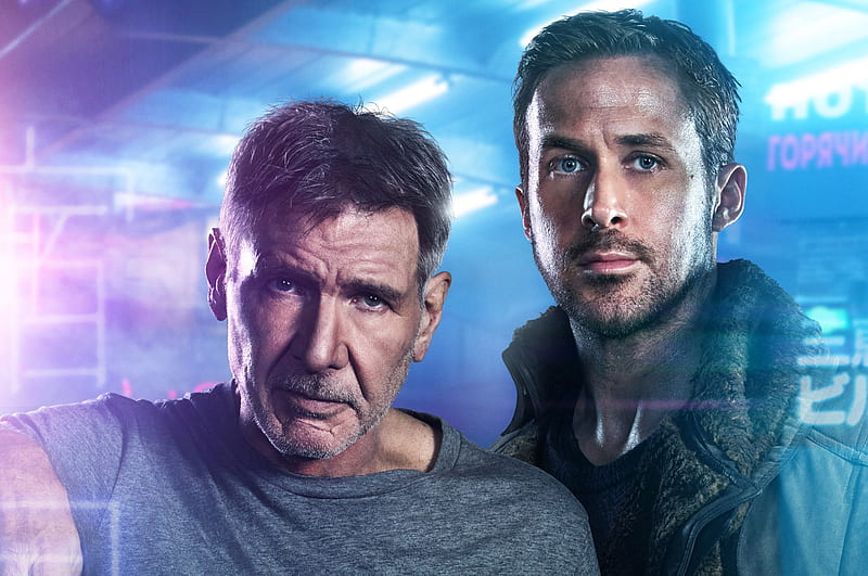 Ryan Gosling And Harrison Ford Blade Runner 2049, blade-runner-2049, movies, 2017-movies, HD wallpaper