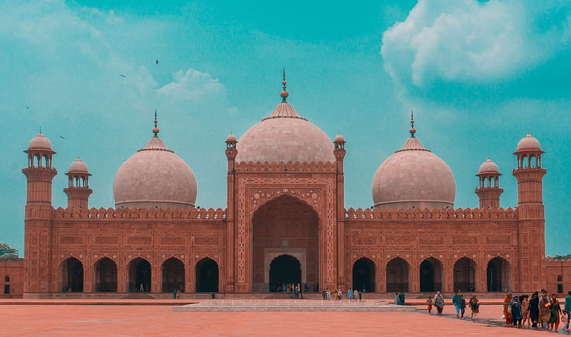 Badshahi Mosque, mo, lahore, muslim, pakistan, HD wallpaper