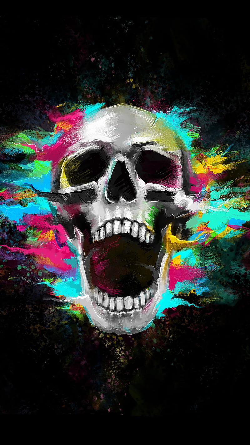 Skull Design, HD phone wallpaper | Peakpx